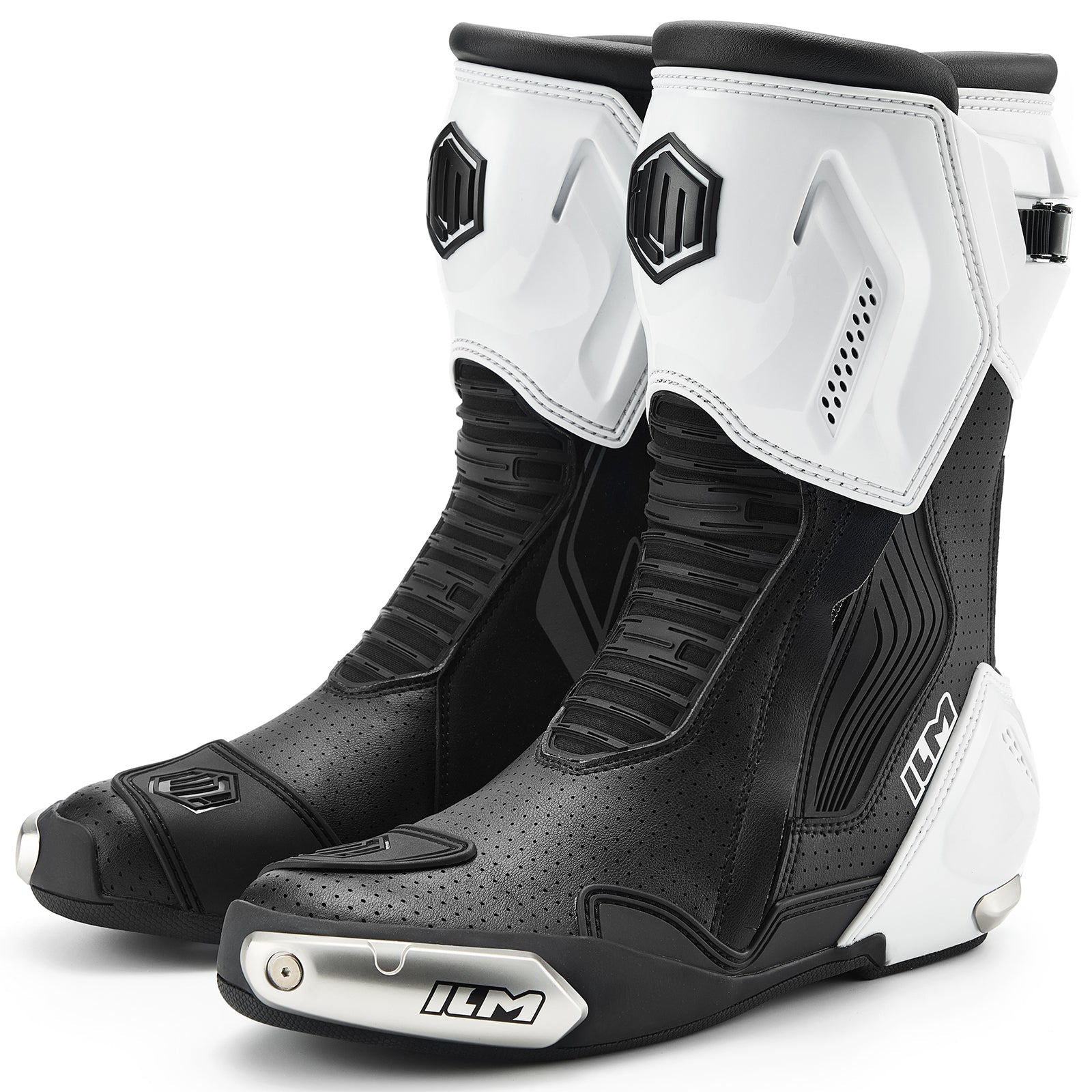 ILM Motorcycle Racing Boots Ventilated Anti Slip Protective Gear