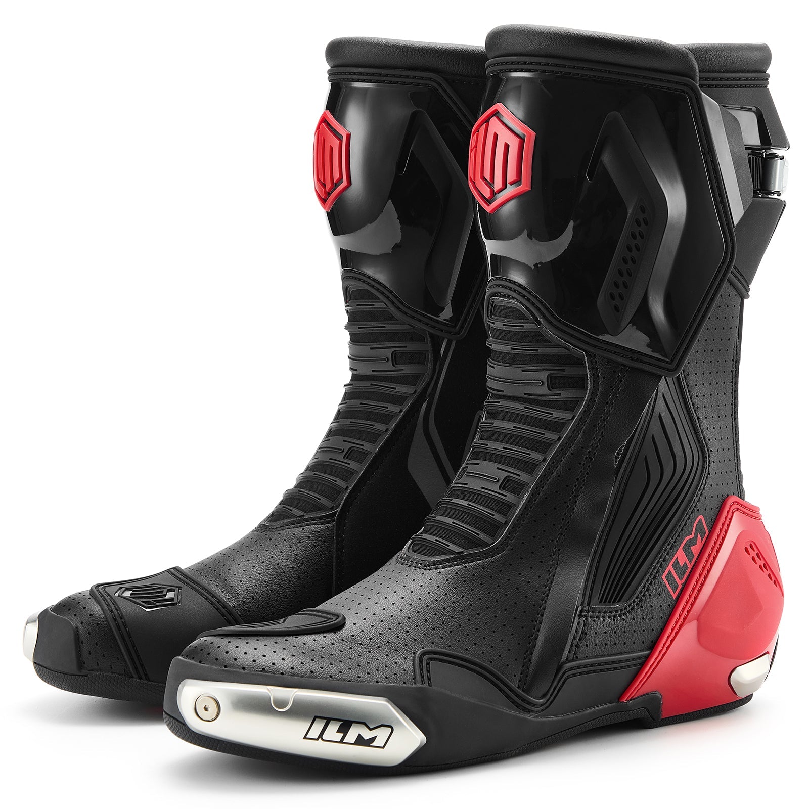 ILM Motorcycle Racing Boots Ventilated Anti Slip Protective Gear