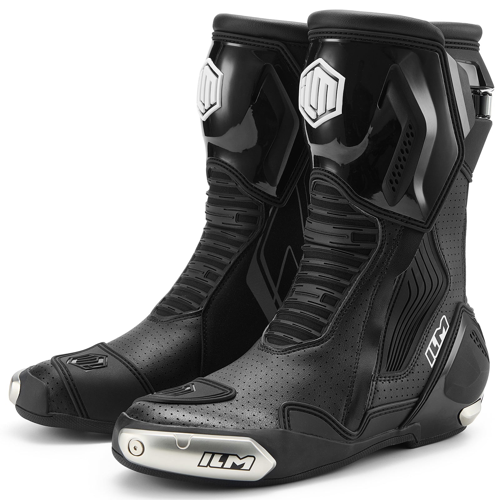 ILM Motorcycle Racing Boots Ventilated Anti Slip Protective Gear