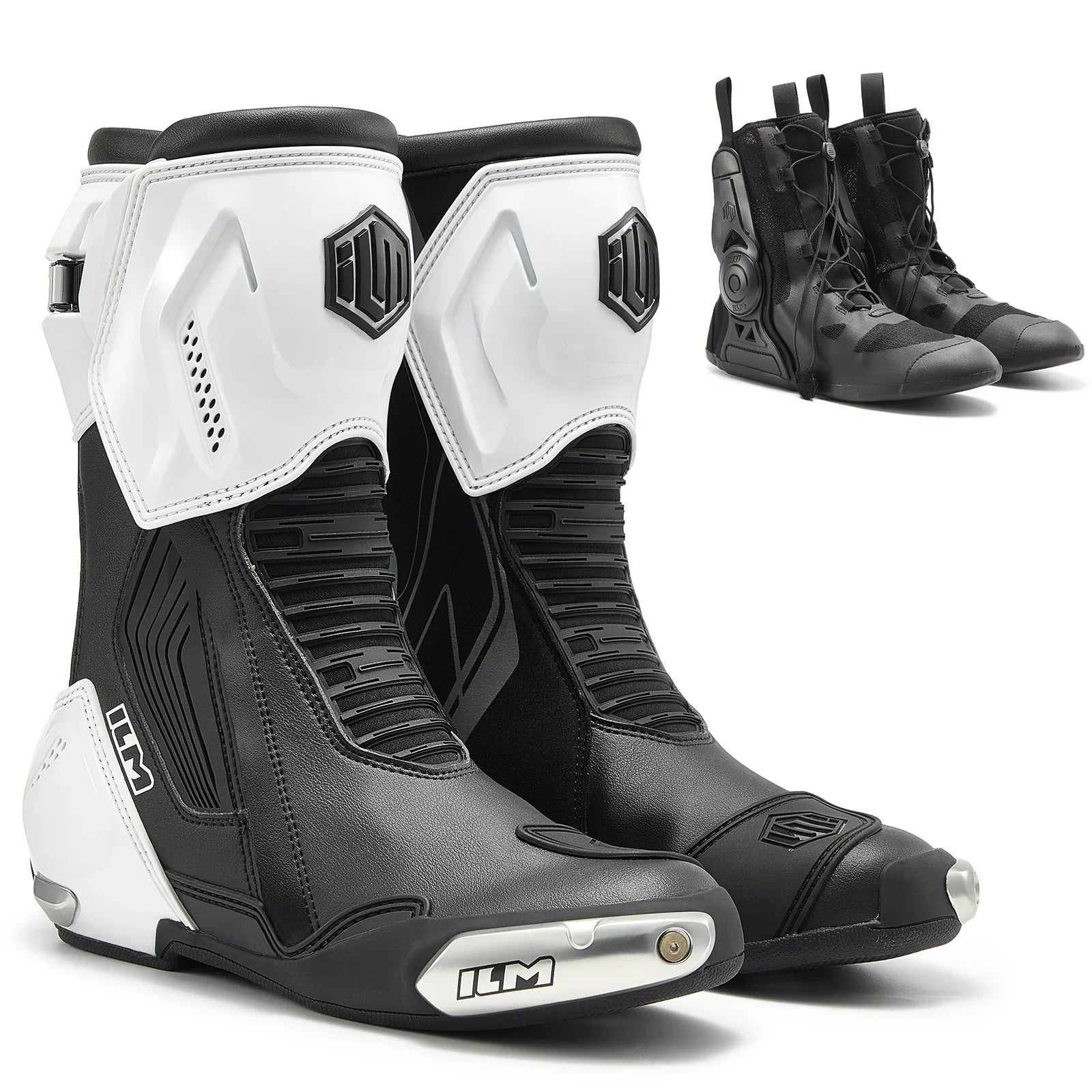 ILM Motorcycle Racing Boots Ventilated Anti Slip Protective Gear
