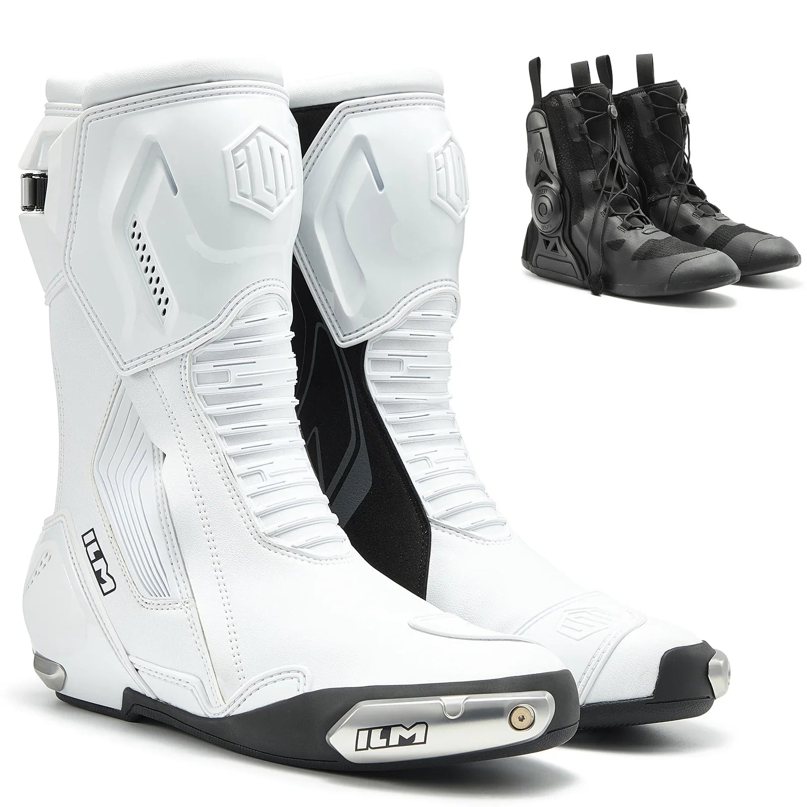 ILM Motorcycle Racing Boots Ventilated Anti Slip Protective Gear