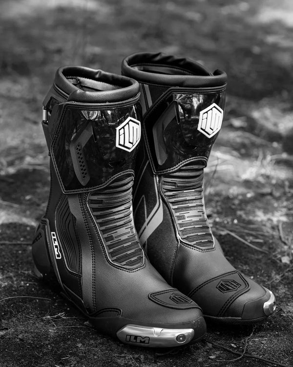 ILM Motorcycle Racing Boots Ventilated Anti Slip Protective Gear