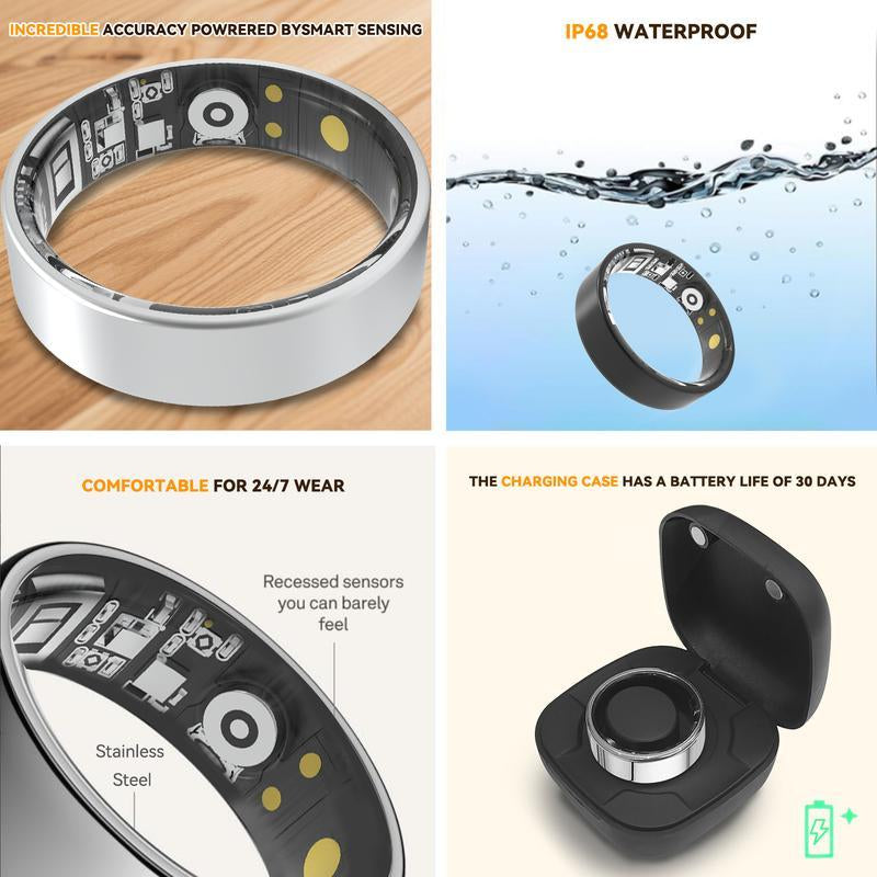 Smart Health Ring Fitness Tracker Heart Rate Sleep Monitor