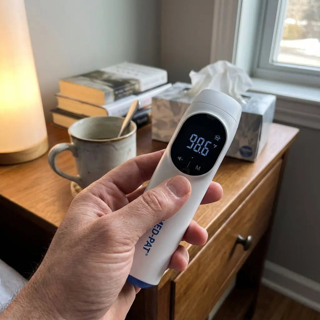 Med-Pat TH-1 Infrared Ear Forehead Digital Thermometer