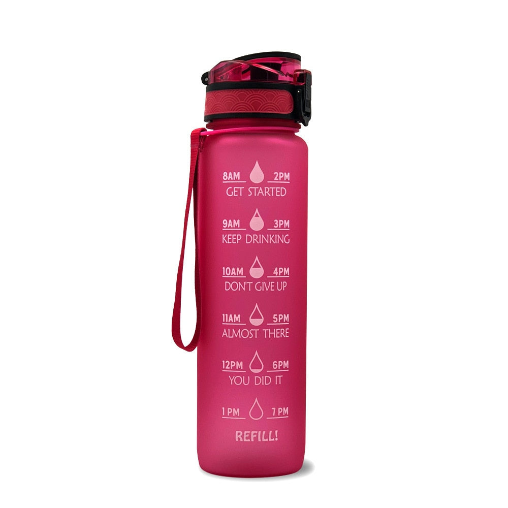 Portable Sport Water Bottle Leakproof Gym Fitness Drink Bottle