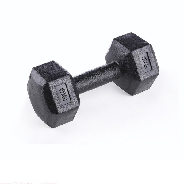 Rubberized Dumbbells for Home Arm Muscle Strength Training Workout Equipment