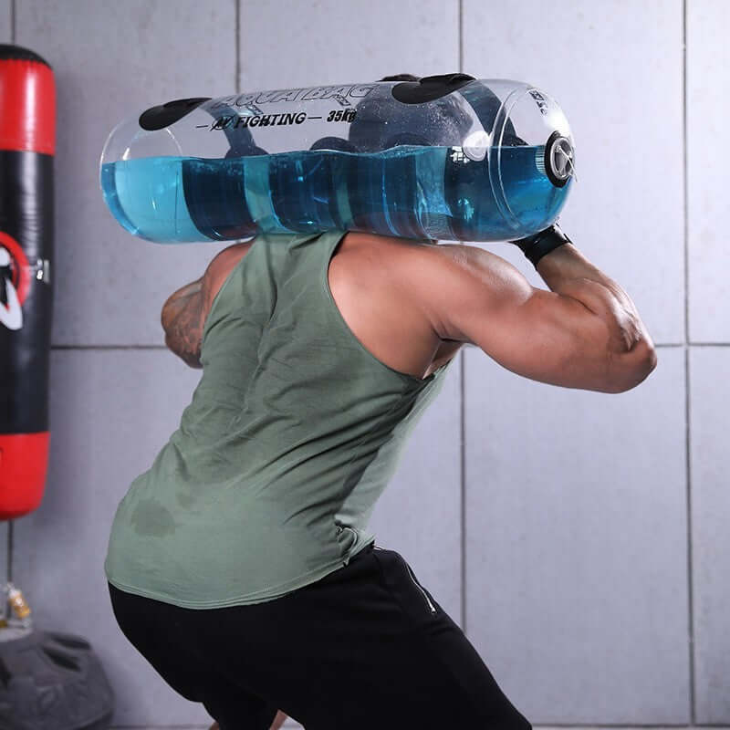 Transparent Water Dumbbell Fitness Training Weightlifting Exercise Equipment