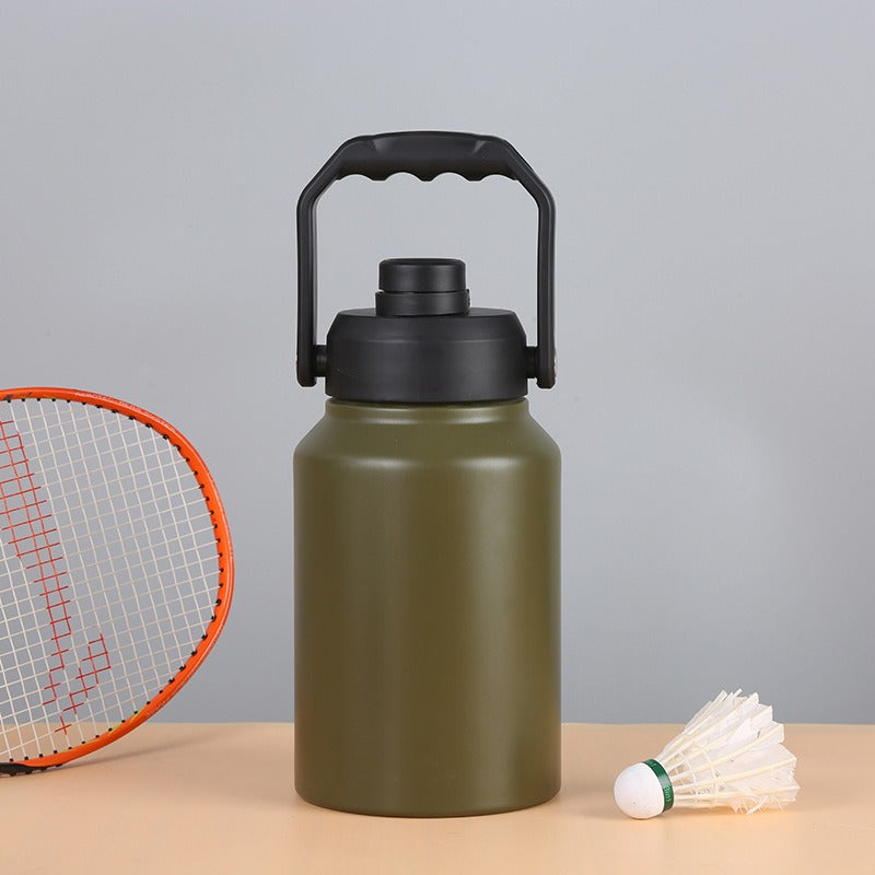 Double Wall Insulated Stainless Steel Sports Water Jug