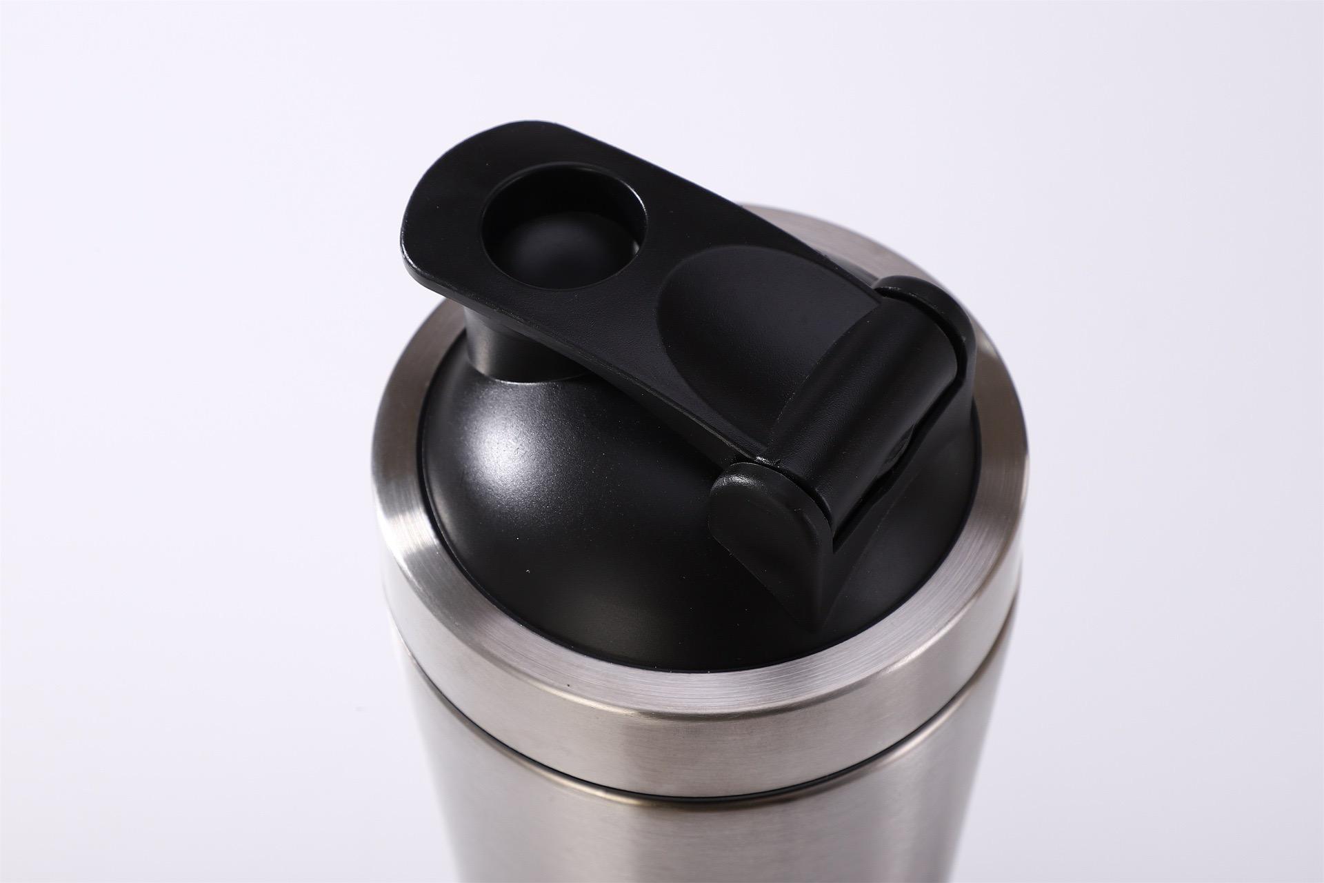 Stainless Steel Protein Shaker Bottle Sports Cup Lid