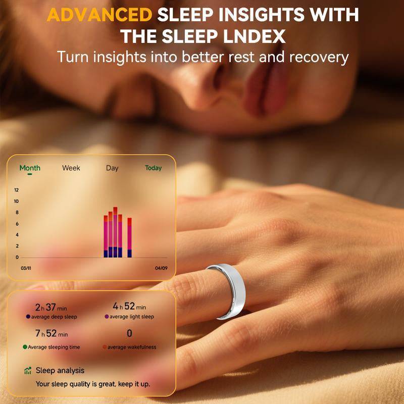 Smart Health Ring Fitness Tracker Heart Rate Sleep Monitor