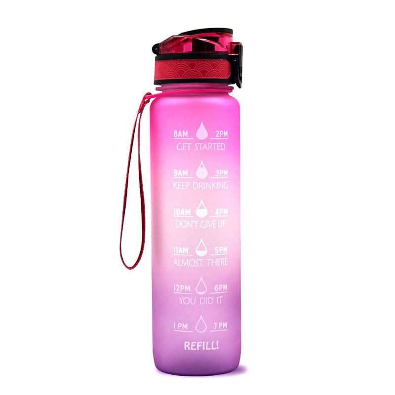 Portable Sport Water Bottle Leakproof Gym Fitness Drink Bottle