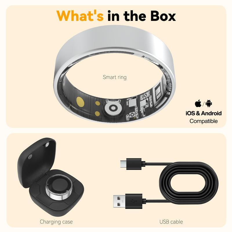 Smart Health Ring Fitness Tracker Heart Rate Sleep Monitor