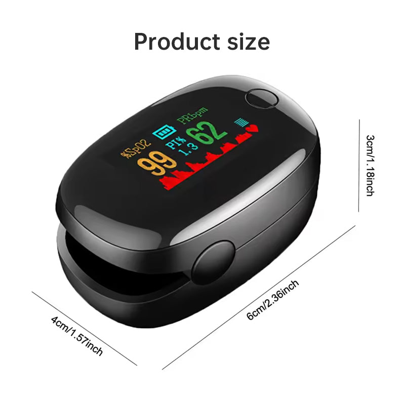 Lightweight Finger Pulse Oximeter Outdoor Sports Health Monitor