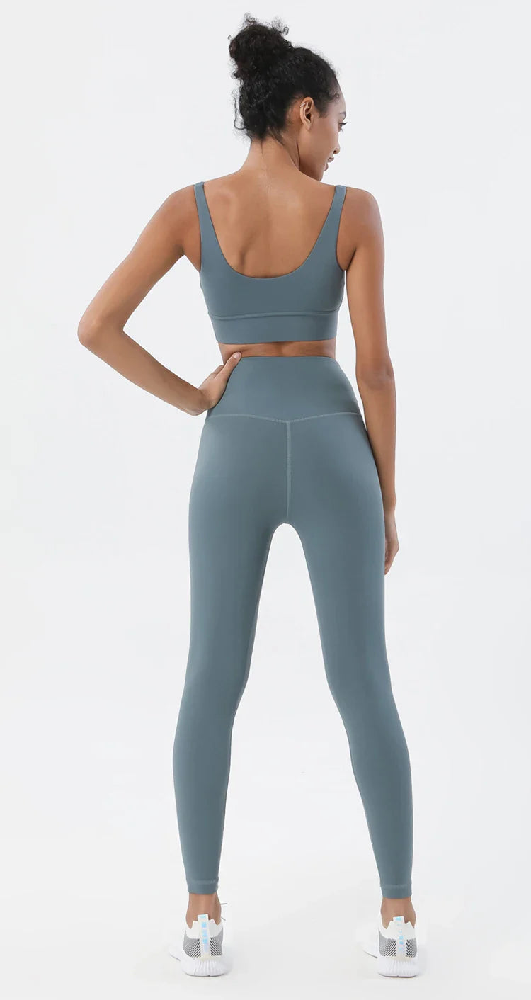 Women Activewear Set Fitness Workout Gym Sports Clothing Outfit