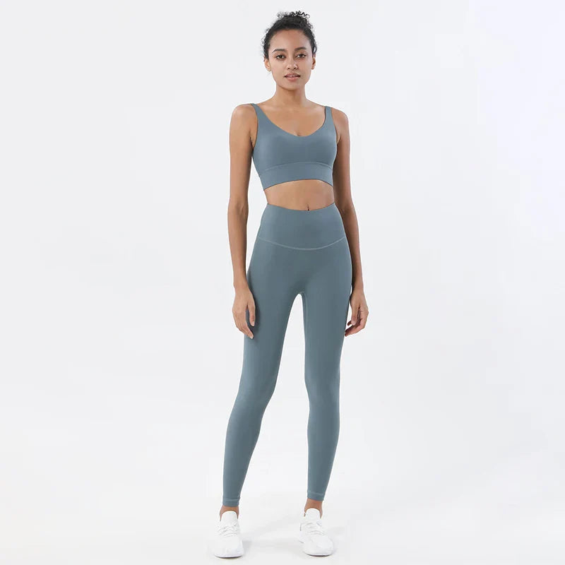 Women Activewear Set Fitness Workout Gym Sports Clothing Outfit