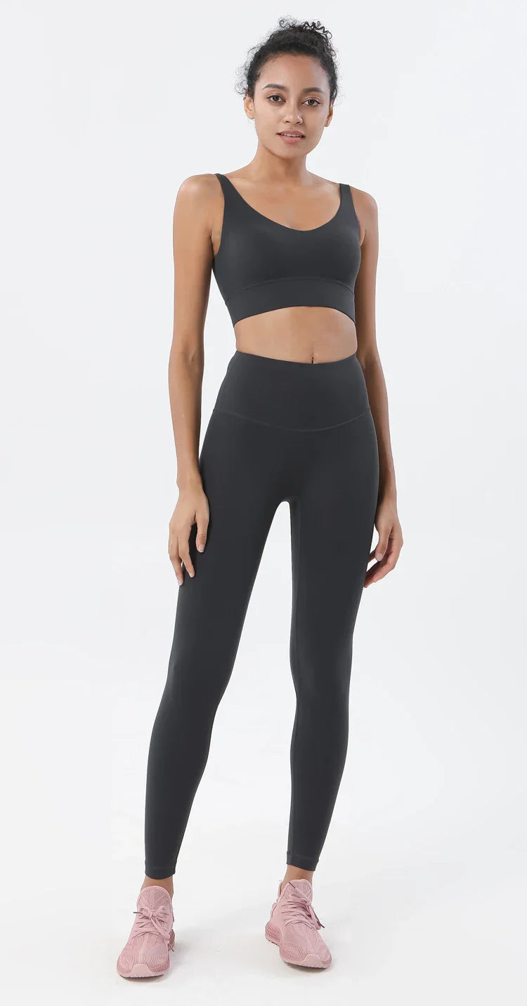 Women Activewear Set Fitness Workout Gym Sports Clothing Outfit