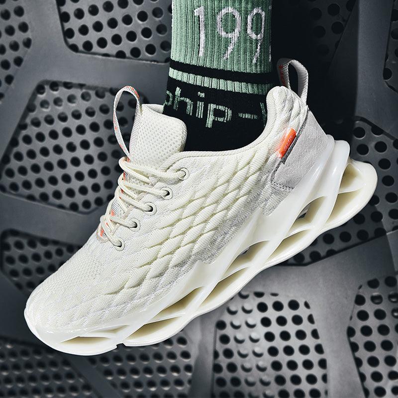 Men Black Modern Running Breathable Sneakers Gym Training Shoes