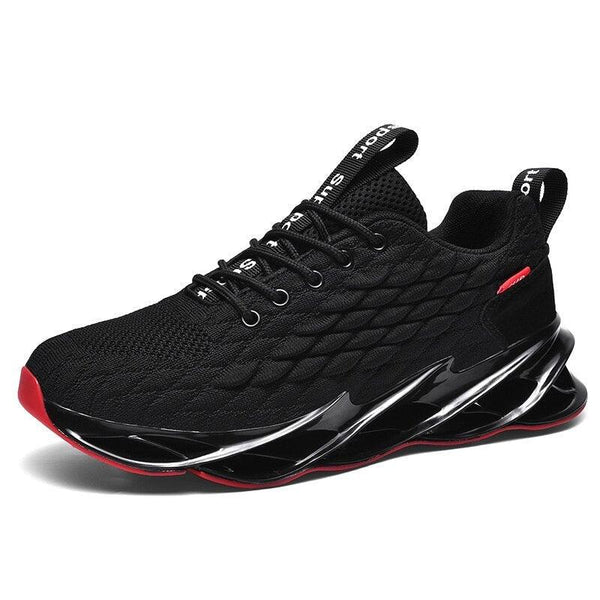 Men Black Modern Running Breathable Sneakers Gym Training Shoes