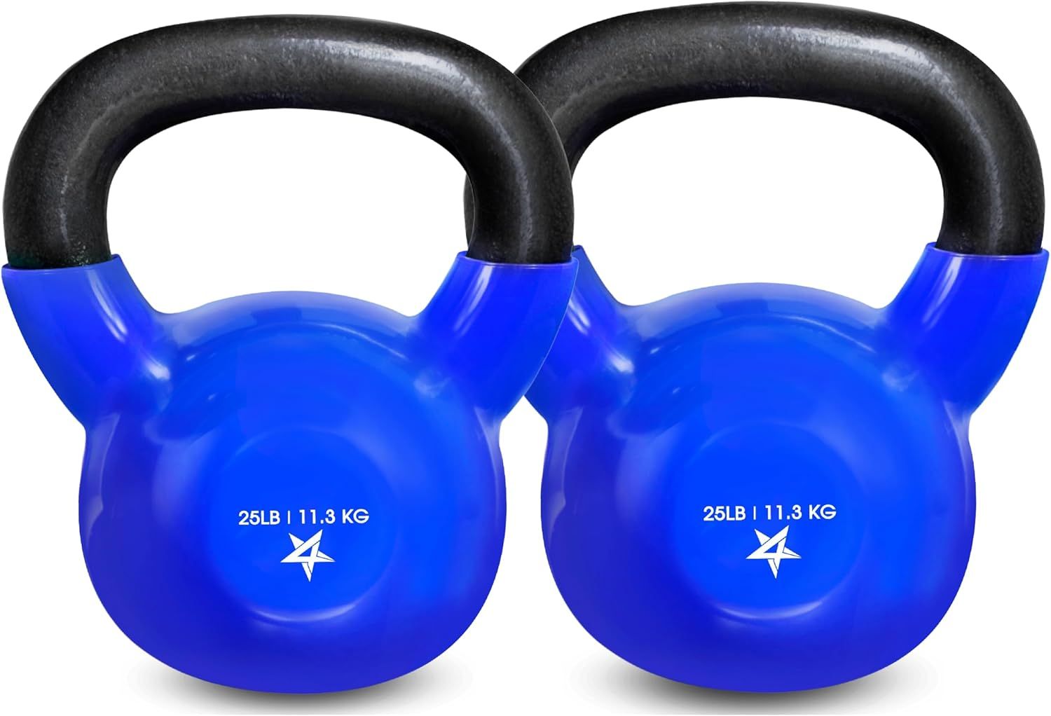 Vinyl Coated Cast Iron Kettlebell Strength Training Home Gym Equipment