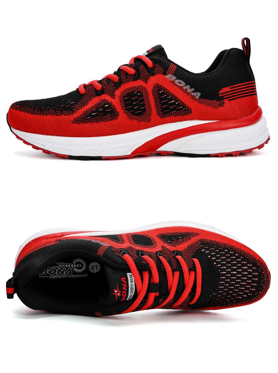 Men Mesh Lightweight Running Sport Sneakers Breathable Non Slip