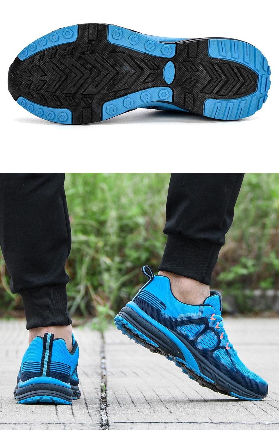 Men Mesh Lightweight Running Sport Sneakers Breathable Non Slip