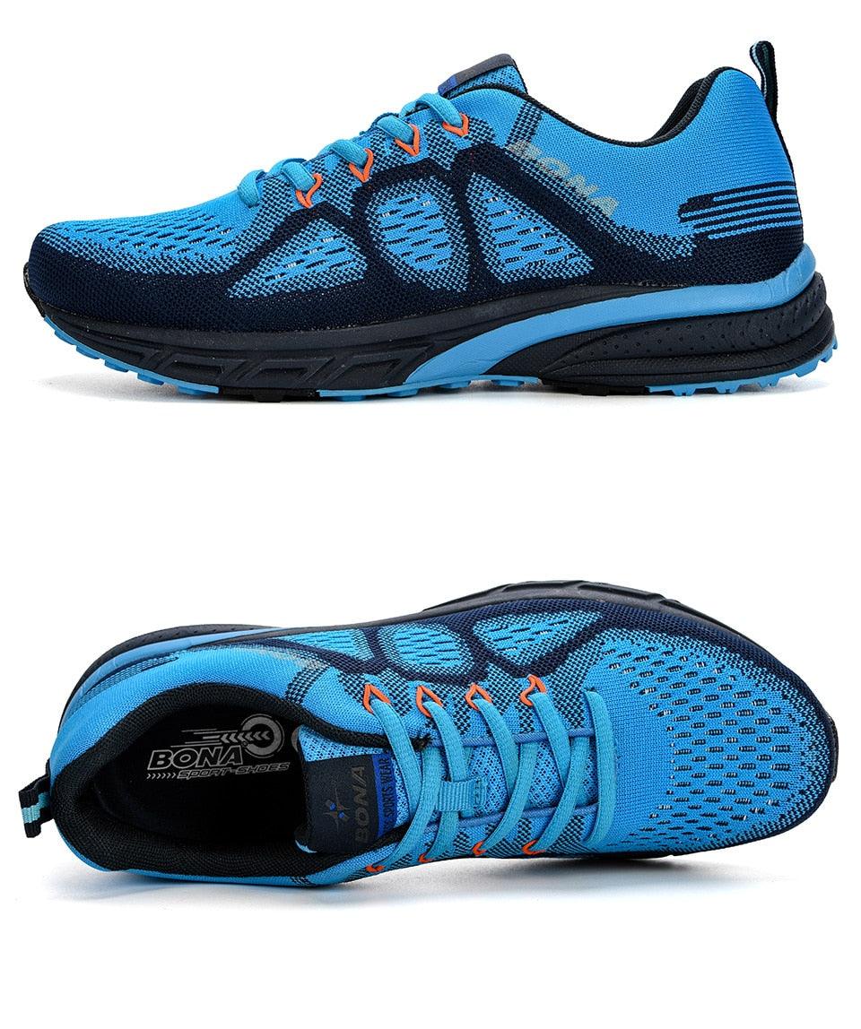 Men Mesh Lightweight Running Sport Sneakers Breathable Non Slip