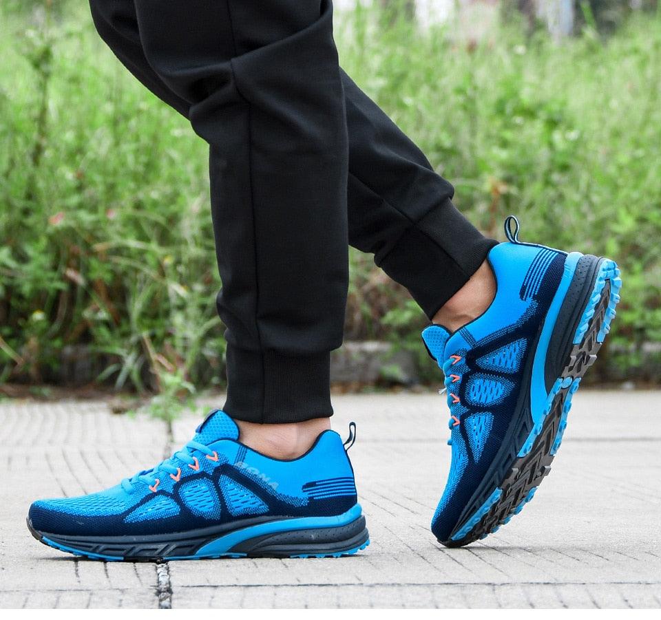 Men Mesh Lightweight Running Sport Sneakers Breathable Non Slip