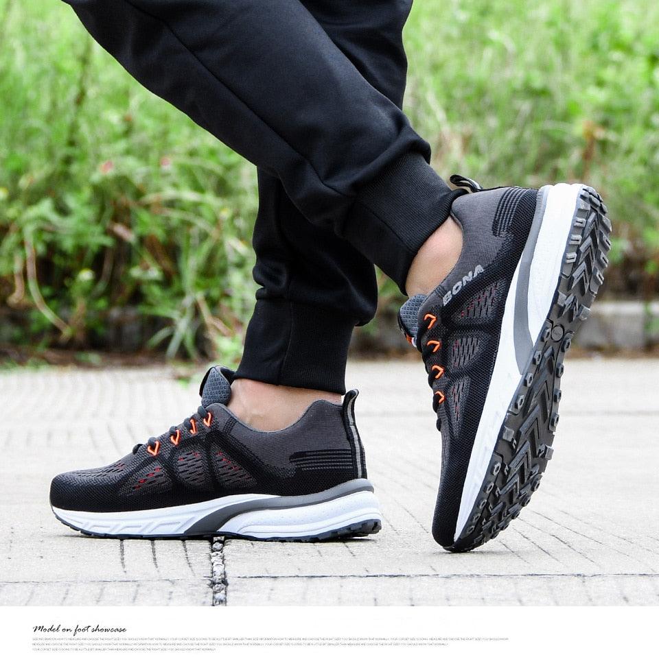 Men Mesh Lightweight Running Sport Sneakers Breathable Non Slip