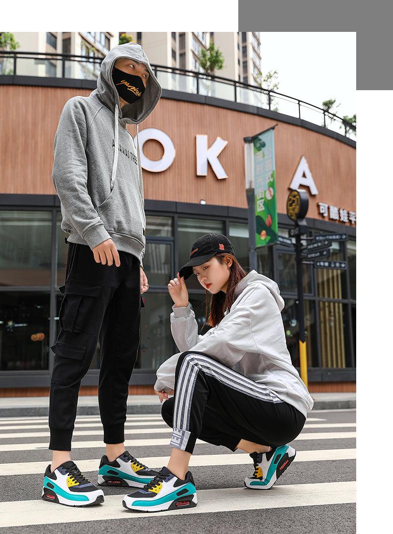 Couple Fashion Sports Running Shoes Unisex Outdoor Gym Sneakers