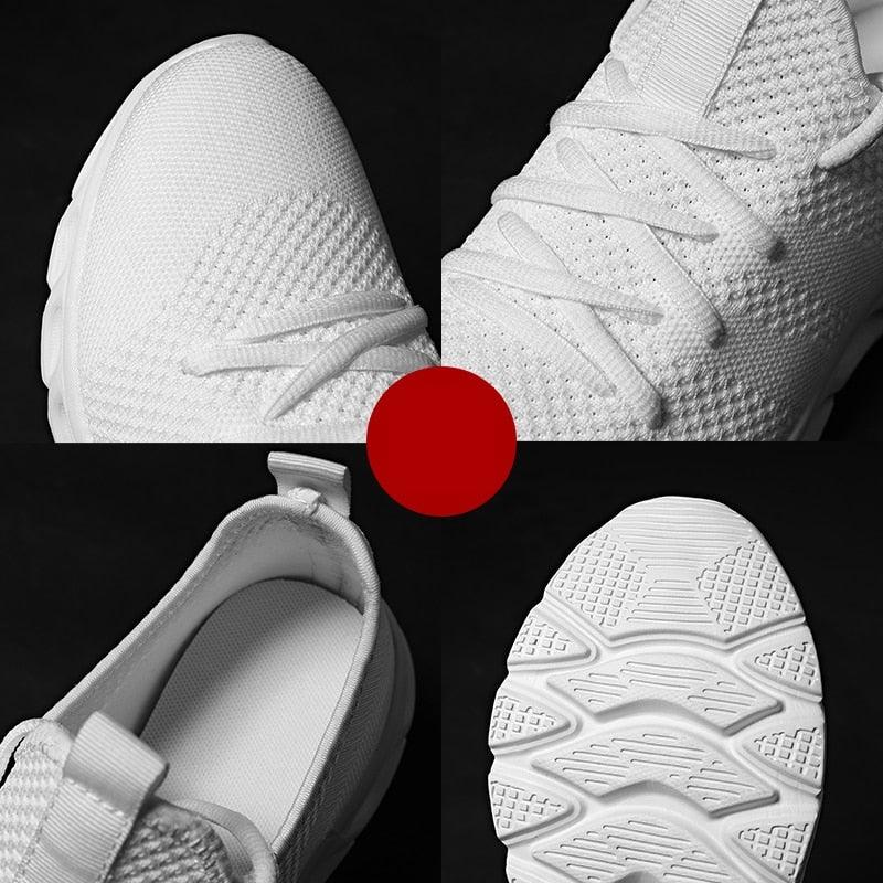 Men Lightweight Running Shoes Breathable Casual Anti Slip Sneakers