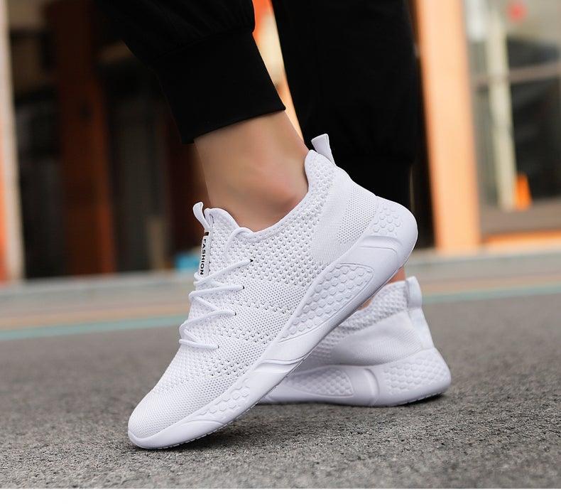 Men Lightweight Running Shoes Breathable Casual Anti Slip Sneakers