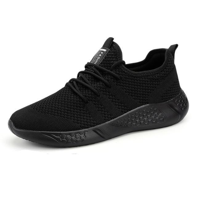 Men Lightweight Running Shoes Breathable Casual Anti Slip Sneakers
