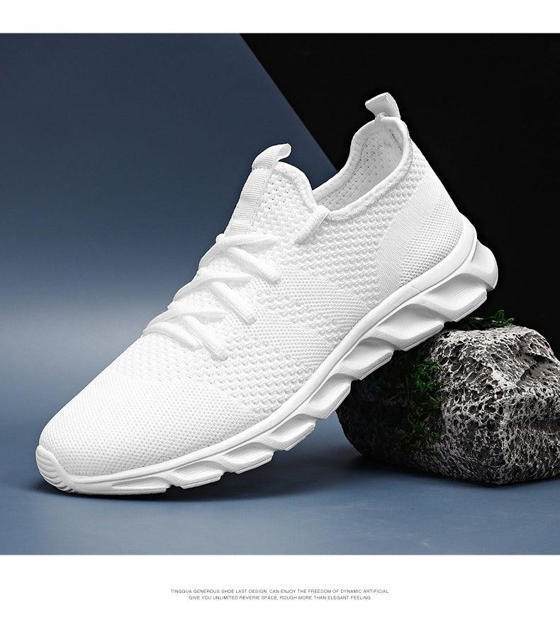 Men Lightweight Running Shoes Breathable Casual Anti Slip Sneakers