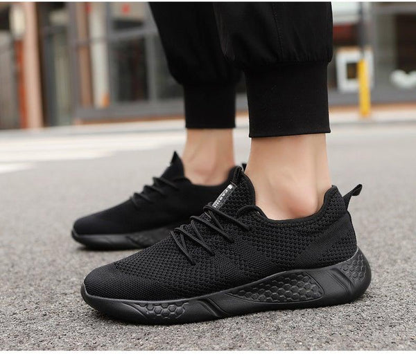 Men Lightweight Running Shoes Breathable Casual Anti Slip Sneakers