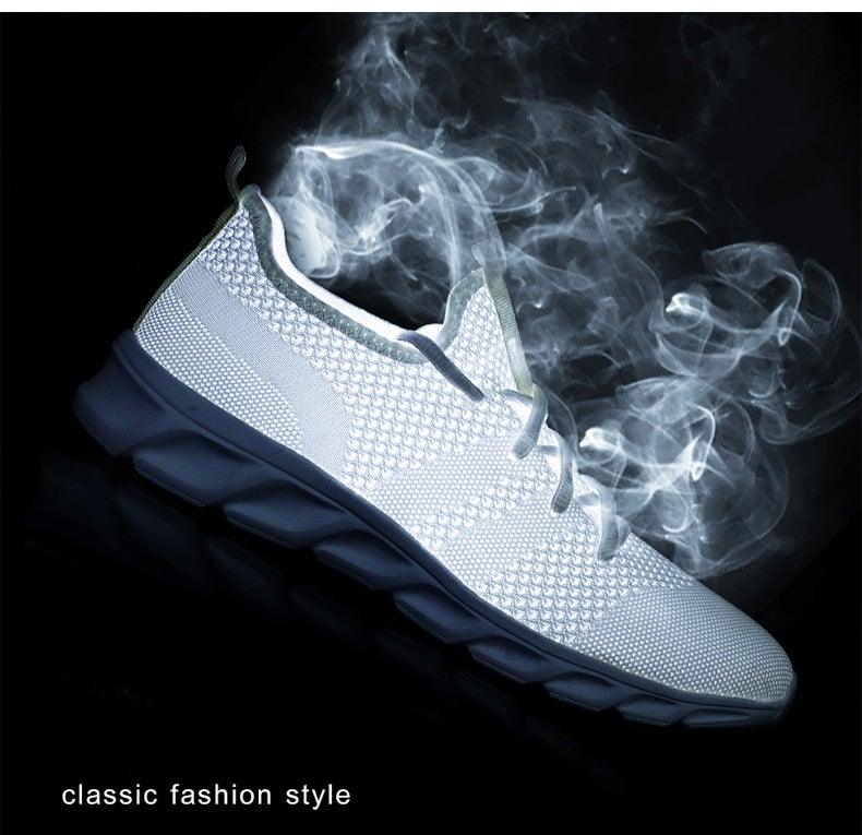 Men Lightweight Running Shoes Breathable Casual Anti Slip Sneakers
