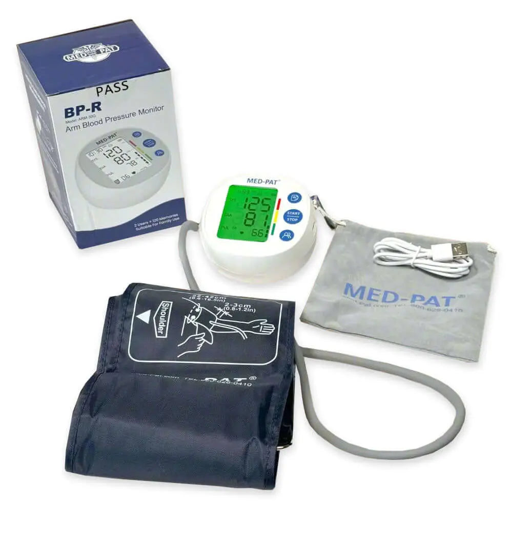 Med-Pat BP-R Round Automatic Digital Blood Pressure Monitor