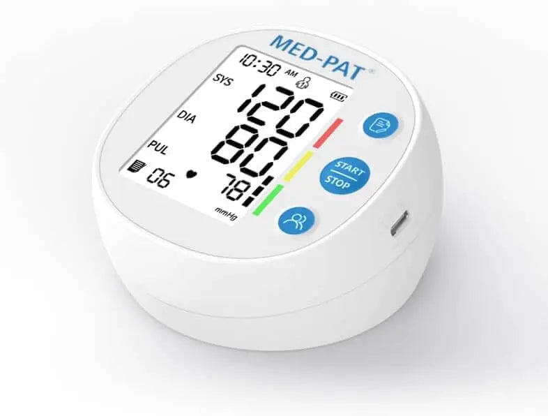 Med-Pat BP-R Round Automatic Digital Blood Pressure Monitor