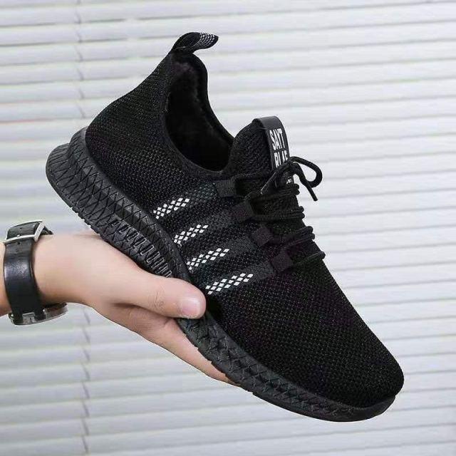 Men Lightweight Summer Running Shoes Breathable Slip On Sneakers