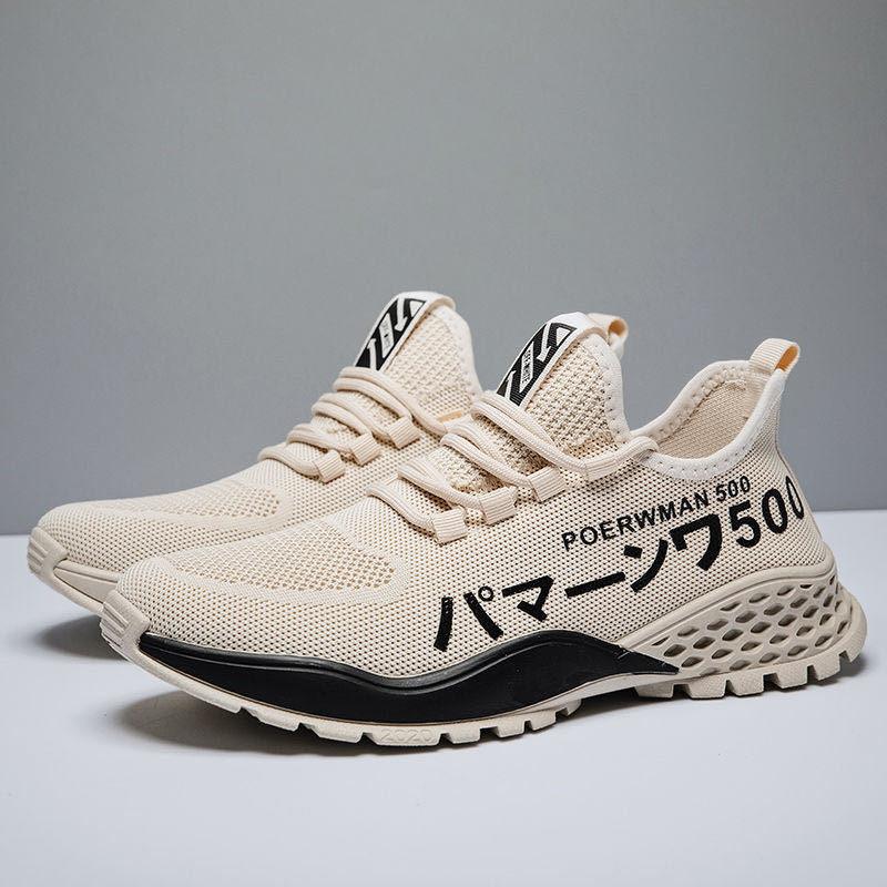 Men Lightweight Summer Running Shoes Breathable Slip On Sneakers