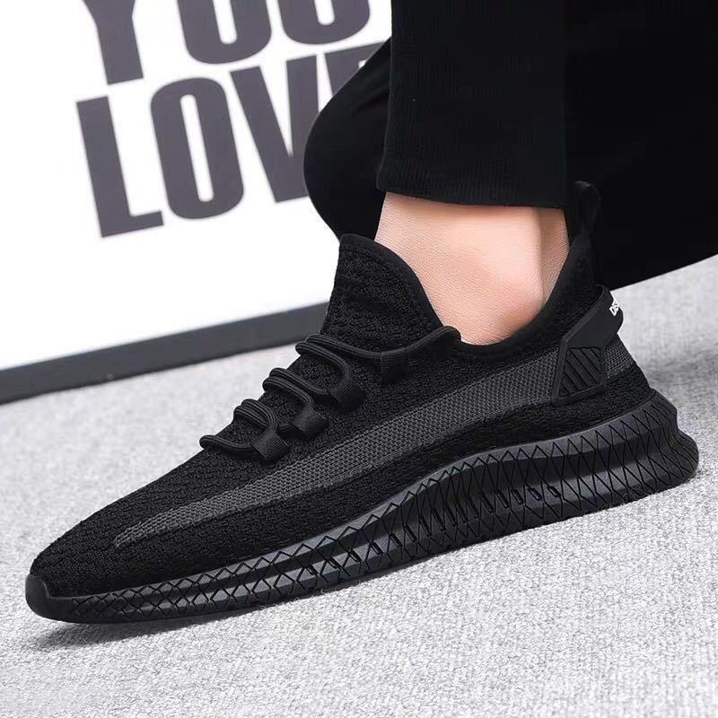 Men Lightweight Summer Running Shoes Breathable Slip On Sneakers