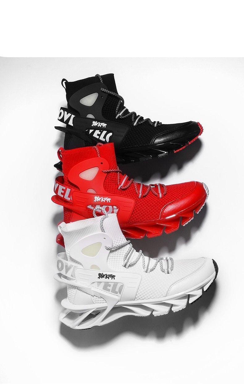 Men Casual Luxury White Running Shoes Non Slip Sneakers