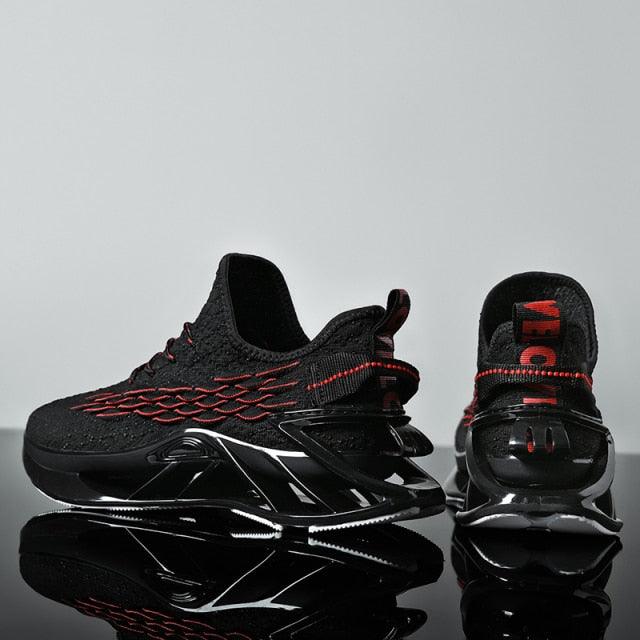 Men Casual Luxury White Running Shoes Non Slip Sneakers