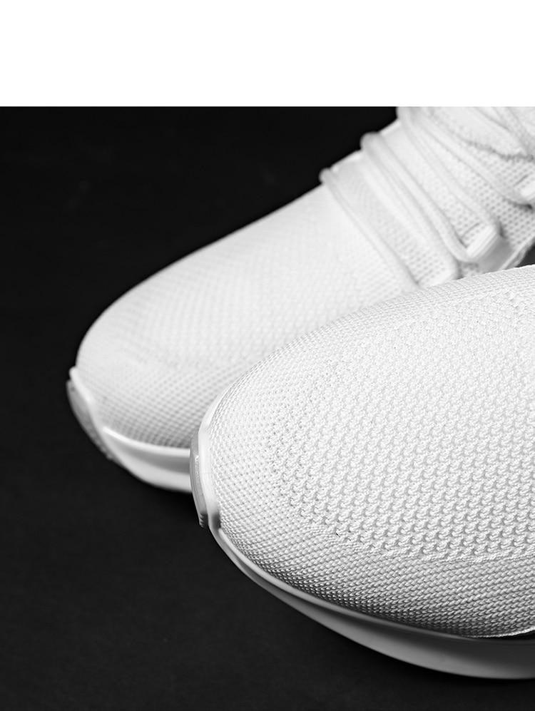 Men Casual Luxury White Running Shoes Non Slip Sneakers