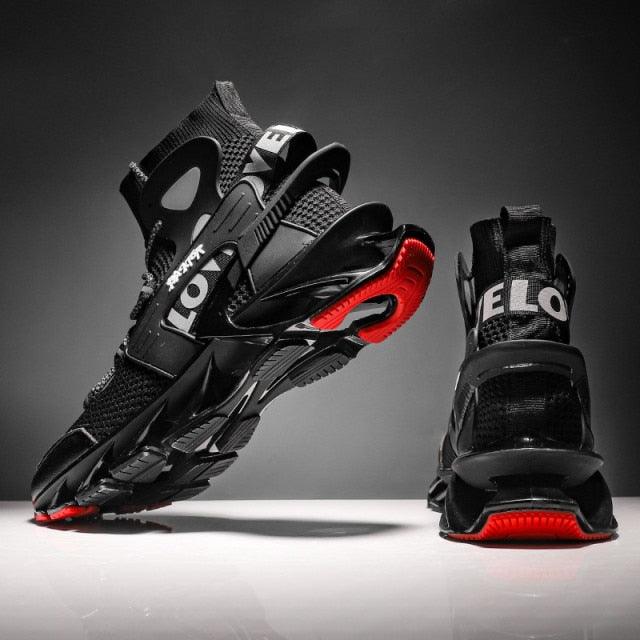 Men Casual Luxury White Running Shoes Non Slip Sneakers