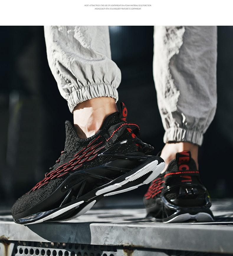Men Casual Luxury White Running Shoes Non Slip Sneakers