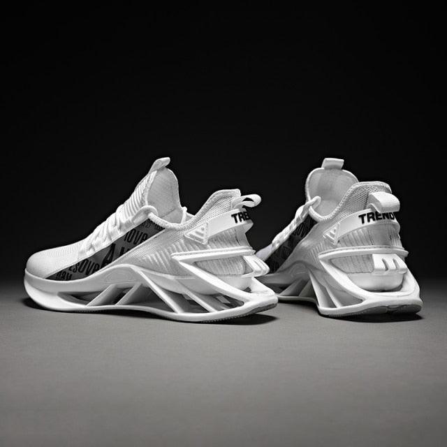 Men Casual Luxury White Running Shoes Non Slip Sneakers