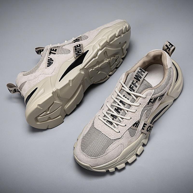 Men Spring Summer Breathable High Top Walking Sports Sneakers