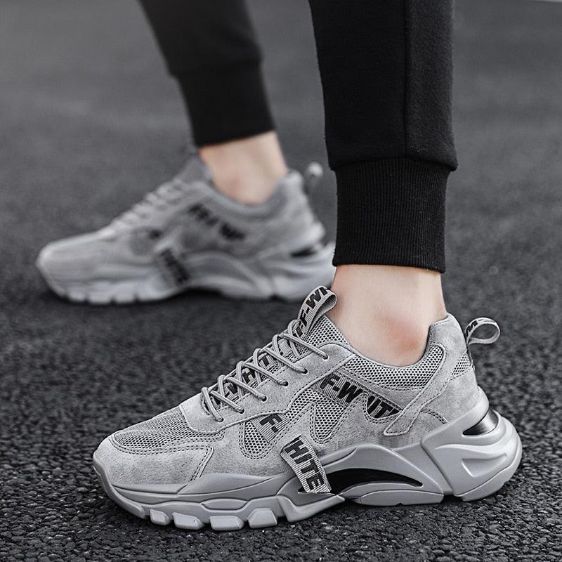 Men Spring Summer Breathable High Top Walking Sports Sneakers