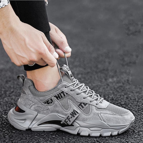 Men Spring Summer Breathable High Top Walking Sports Sneakers