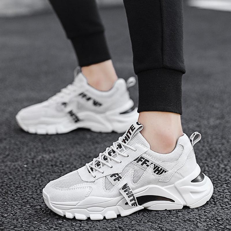 Men Spring Summer Breathable High Top Walking Sports Sneakers